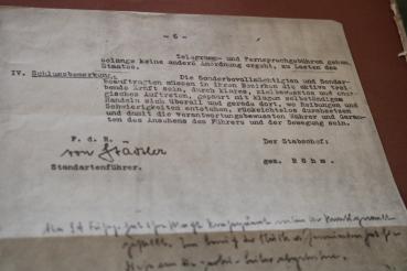 alte Kopien - Schreiben von der Obersten SA-Führung Ernst Röhm an alle bayr. Sonderbevollmächtigen 1934